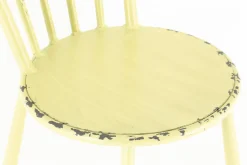 Claire, Chaise De Bar De Jardin, Jaune Retro