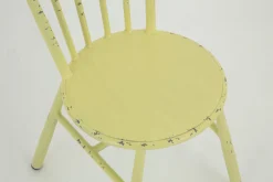 Claire, Chaise De Jardin, Jaune Retro