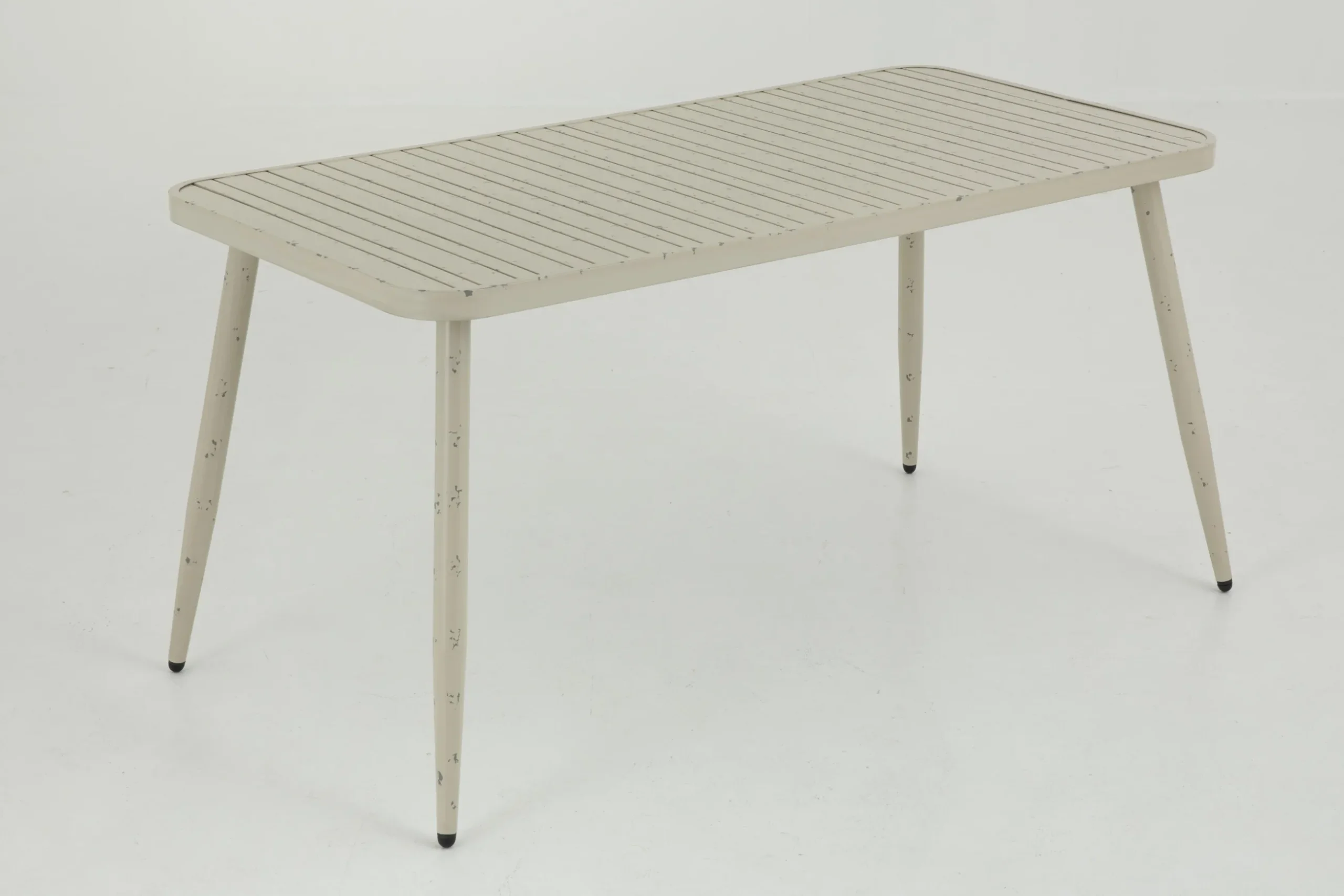 Claire, Table De Jardin, 150X75, Blanc Retro