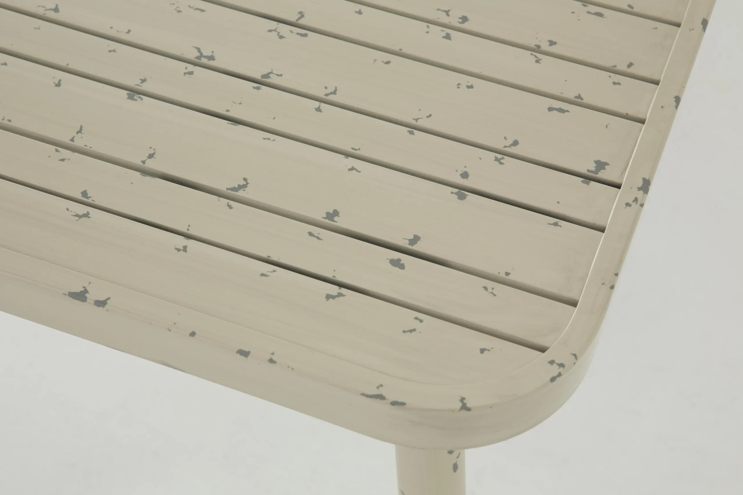 Claire, Table De Jardin, 150X75, Blanc Retro