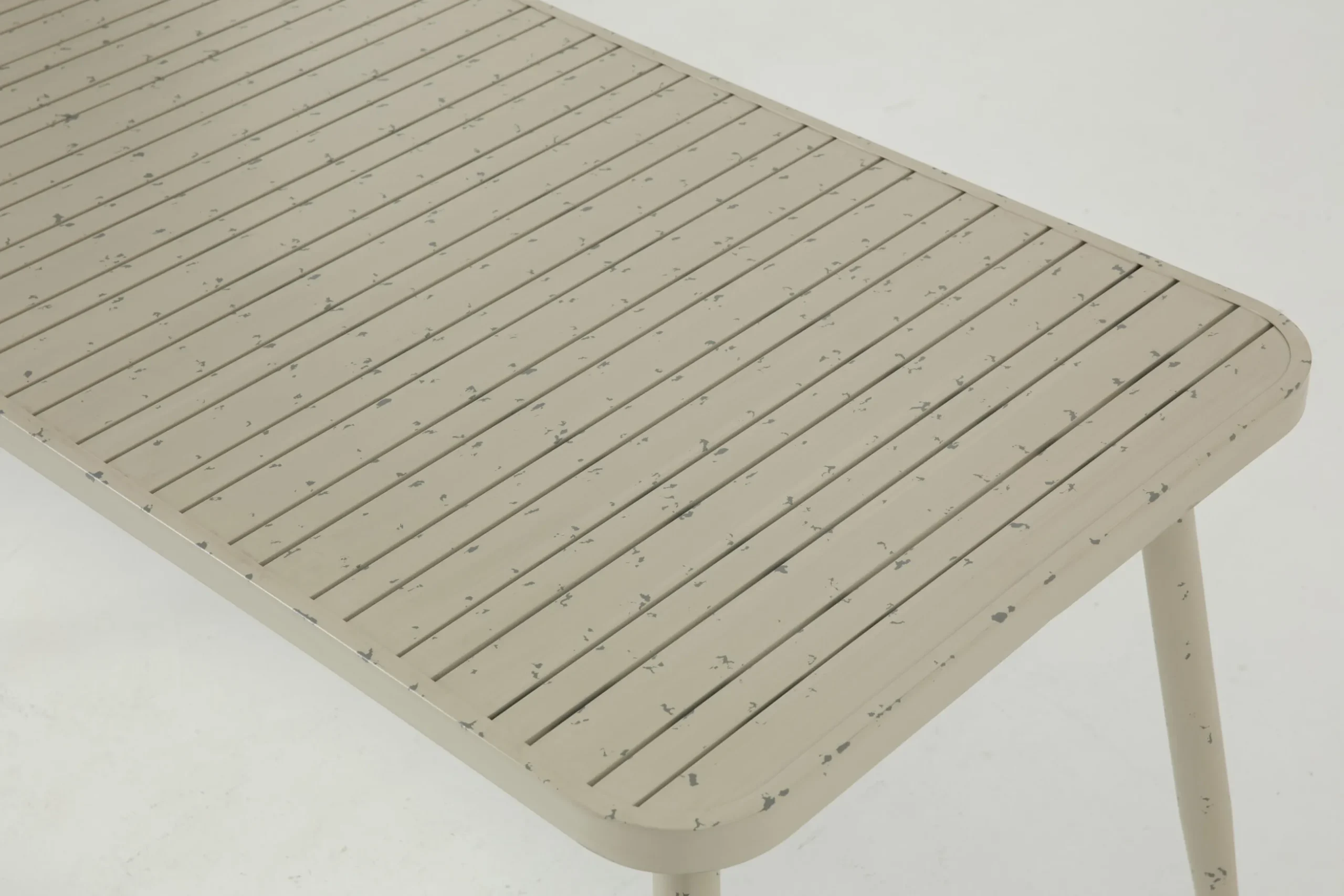 Claire, Table De Jardin, 150X75, Blanc Retro