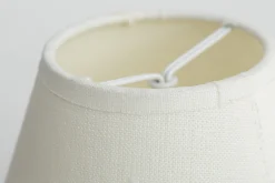 Clips, Abat-Jour, Blanc Casse, Conique, 14 Cm