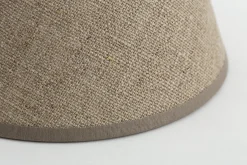 Clips, Abat-Jour, Naturel, Conique, 14 Cm