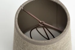 Clips, Abat-Jour, Naturel Et Argent, Cylindre, 10 Cm