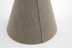 Clips, Abat-Jour, Naturel Et Gris, Conique, 14 Cm