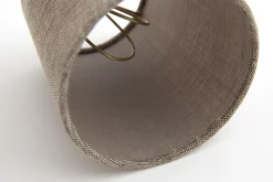 Clips, Abat-Jour, Naturel Et Gris, Cylindre, 10 Cm