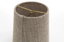 Clips, Abat-Jour, Naturel Et Gris, Cylindre, 10 Cm