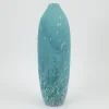 Dego, Vase, Verre, Turquoise, L