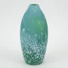 Dego, Vase, Verre, Turquoise, S