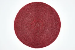 Delvin, Set De Table, Perles, Rouge