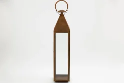 Ellis, Lanterne, Fer Et Verre, Rouille, Xl
