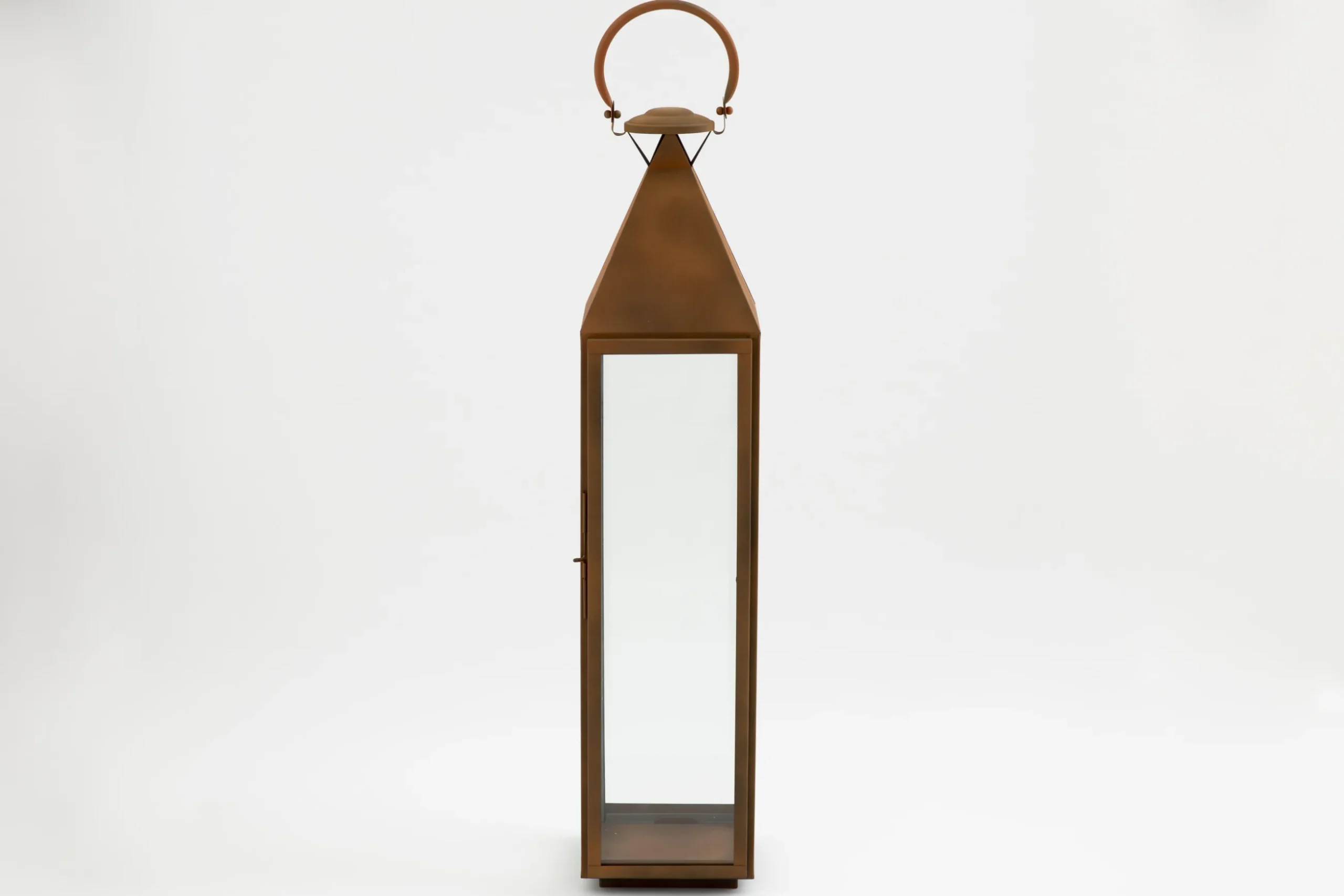 Ellis, Lanterne, Fer Et Verre, Rouille, Xl