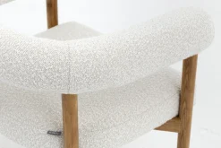Fantaisie, Fauteuil, Tissu, Blanc
