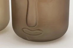 Fefy, Vase, Verre, Gris