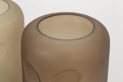 Fefy, Vase, Verre, Gris