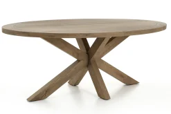 Forino, Table A Manger, Chene Patine, 210 Cm, Modele 2