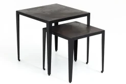 Georgion, Table D'Appoint, Carree, Set De 2