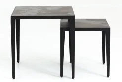 Georgion, Table D'Appoint, Carree, Set De 2