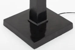 Gordes, Lampadaire, Noir, Aluminium