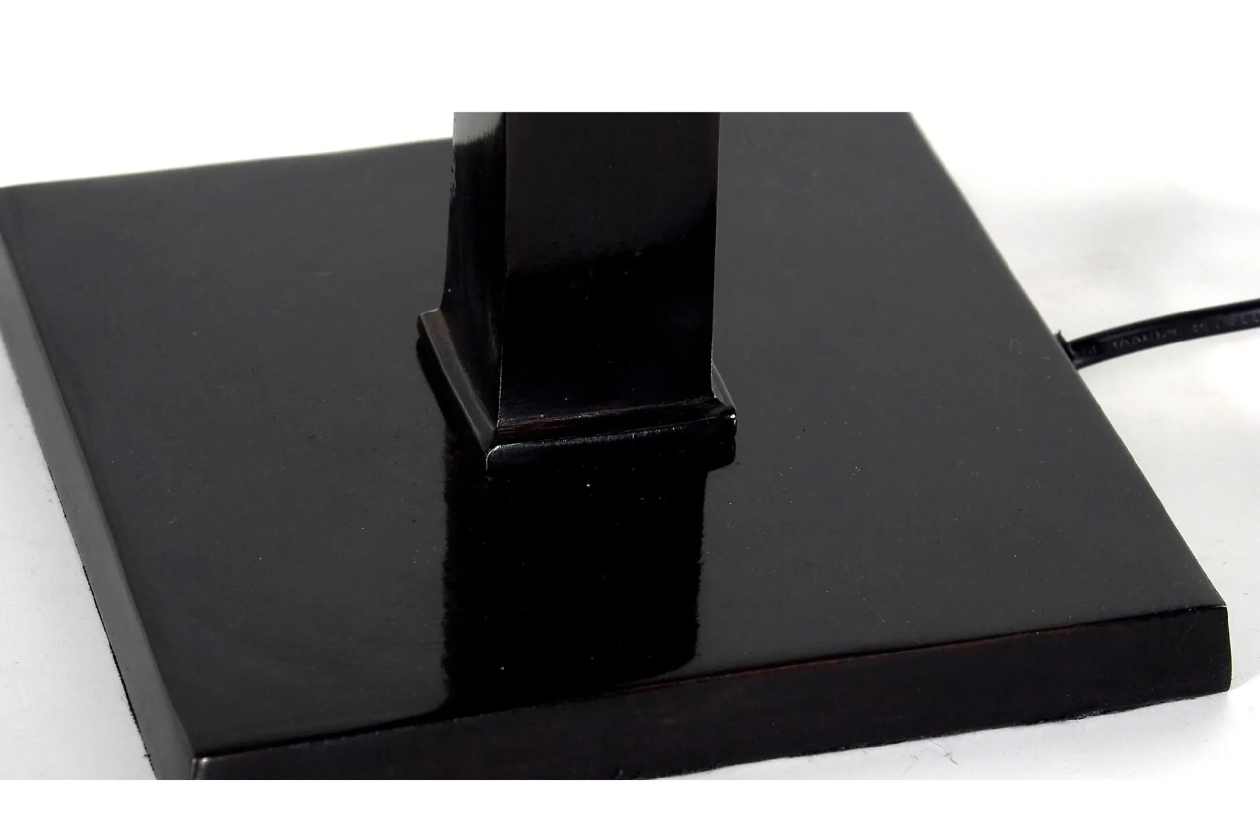 Gordes, Lampe A Poser, Noir, Aluminium, H 78 Cm