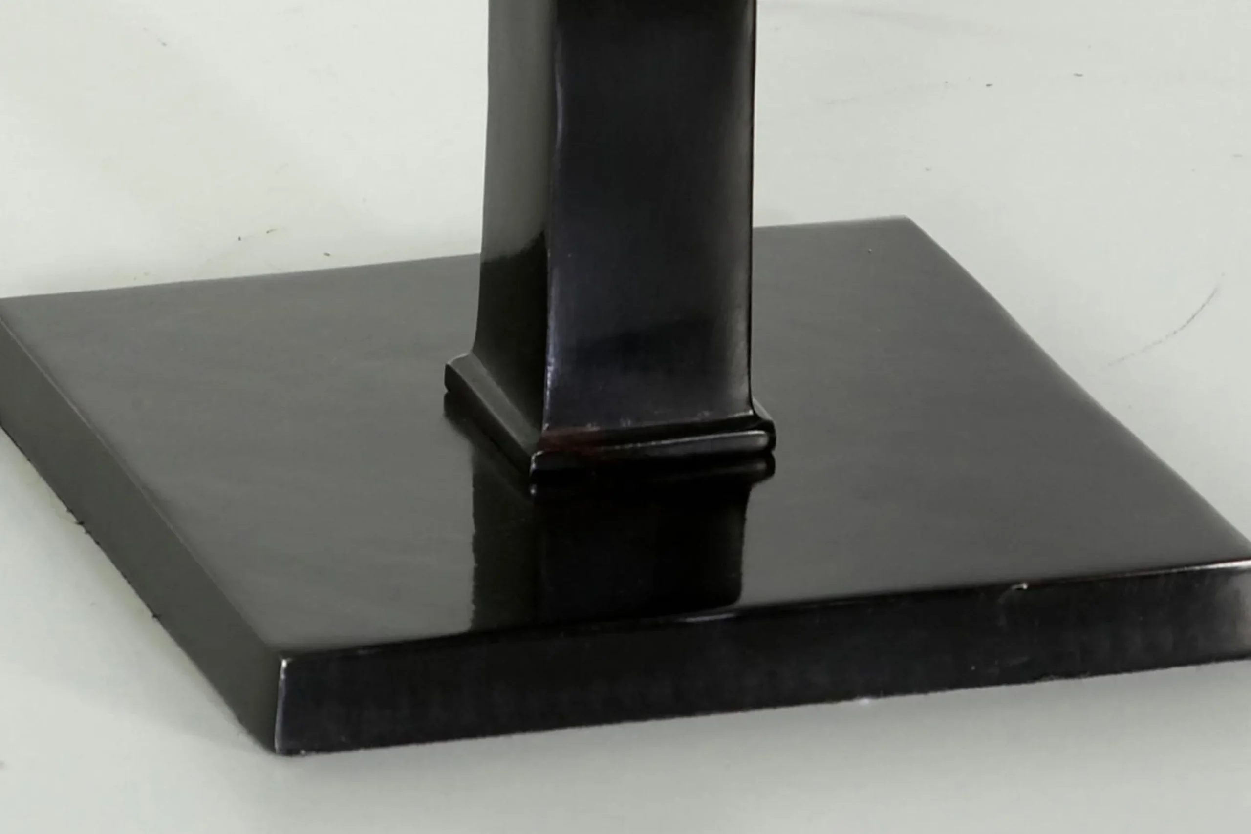 Gordes, Lampe A Poser, Noir, Aluminium, H 78 Cm