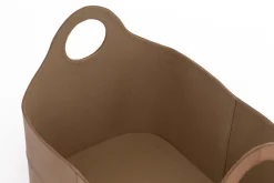 Hanan, Panier, Cuir, Ovale