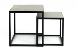 Hayes, Table D'Appoint, Carree, Ensemble De 2