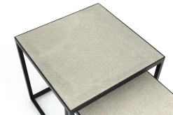 Hayes, Table D'Appoint, Carree, Ensemble De 2