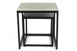 Hayes, Table D'Appoint, Carree, Ensemble De 2