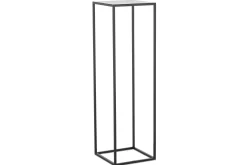 Isaac, Support, Metal, Noir, H 95 Cm