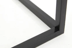 Isaac, Support, Metal, Noir, H 95 Cm