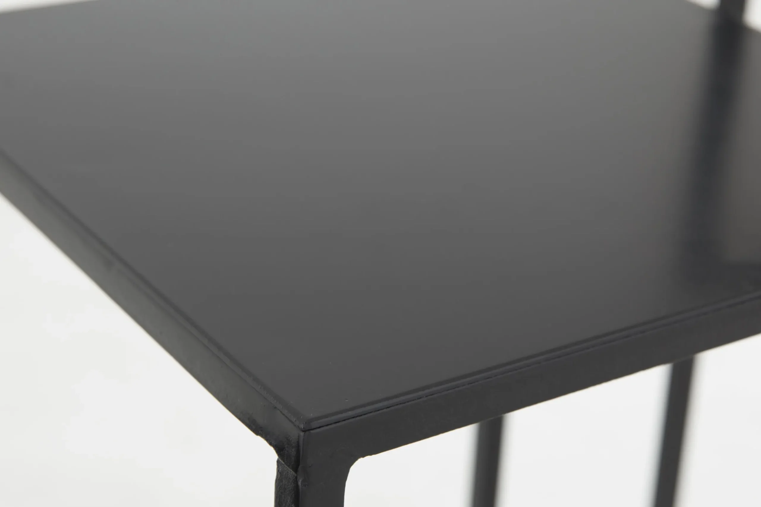 Isaac, Support, Metal, Noir, H 95 Cm