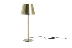 Itai, Lampe De Table Avec Abat-Jour, Laiton