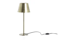 Itai, Lampe De Table Avec Abat-Jour, Laiton