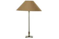 James, Lampe De Table, Laiton, Nickel