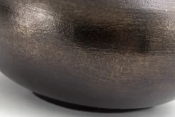 Jeddo, Vase, Metal, Noir, L