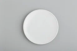 Jille, Assiette A Salade, Ceramique, Blanc