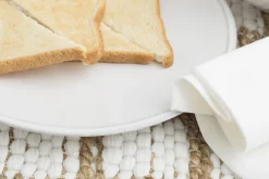 Jille, Assiette A Salade, Ceramique, Blanc