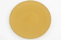 Jille, Assiette, Ceramique, Ocre, 34Cm