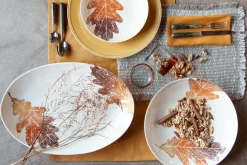 Jille, Assiette, Ceramique, Ocre, 34Cm