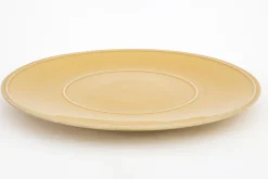 Jille, Assiette, Ceramique, Ocre, 34Cm