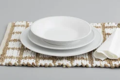Jille, Assiette, Ceramique, Blanc, 34Cm