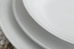 Jille, Assiette Creuse, Ceramique, Blanc