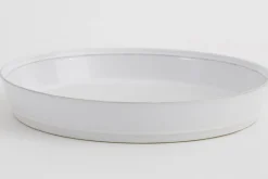 Jille, Plat A Gateau, Ceramique, Blanc, 30Cm