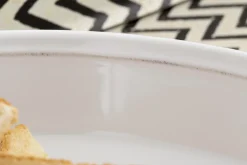 Jille, Plat A Gateau, Ceramique, Blanc, 30Cm