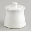 Jille, Sucrier, Ceramique, Blanc