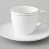 Jille, Tasse Et Soucoupe, Ceramique, Blanc, M, 150Ml