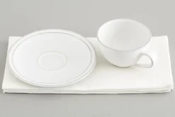 Jille, Tasse Et Soucoupe, Ceramique, Blanc, S, 50Ml