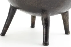 Jiven, Vase, Metal, Noir