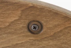 Joel, Chaise, Chene Et Assise Cuir